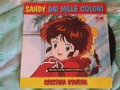 SANDY DAI MILLE COLORI CRISTINA D'AVENA 45 GIRI FIVE RECORDS 1987