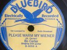 BO CARTER BLUEBIRD 6958 BLUES 78RPM E+ 