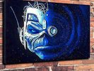 Iron Maiden Eddie Wasted Years Printed Canvas Metal A1.30