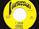 Mod Organ Garage 45 LONNIE & LEGENDS I Cried/Baby Without You Impression HEAR
