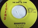 JAMES LEWIS and THE CASE OF TYME   MANIFESTO ** US LEGEND 45