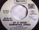 SAMANTHA JONES   RAY OF SUNSHINE ** US UNITED ARTISTS 45 PROMO