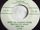 MACK RICE   BABY I'M COMING HOME ** US LU PINE 45
