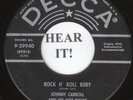 Johnny Carroll KILLER ROCKABILLY 45 (Decca 9-29940) Rock N' Roll Ruby /Tryin' To