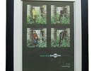 OCEAN COLOUR SCENE+Marchin+POSTER+AD+RARE ORIGINAL 1997+FRAMED+FAST GLOBAL SHIP