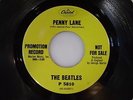 Beatles Promo 45 Rare Strawberry Fields / Penny Lane - Real Copy - Not Fake