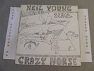 NEIL YOUNG & CRAZY HORSE ZUMA LP WITH TEXTURED COVER AND LYRIC INSERT