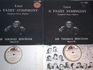 Beecham - Liszt: A Faust Symphony 2LP HMV ASD 317 & 318 White & Gold NM UK ED1