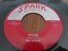 THE ROBINS RARE ORIGINAL DOO WOP ON SPARK RECORD CO. FRAMED B/W LOOP DE LOOP
