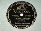 Louisville stomp / Florida blues    Dixieland Jug Blowers    on  VICTOR    1927