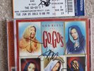 THE GO-GO'S SIGNED AUTOGRAPHED Belinda Carlisle + 3 & A Travis with proof