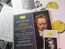 BEETHOVEN Missa Solemnis KARAJAN audiophile DGG TULIPS 2LP 1ED 1966 LINEN BOX NM