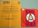 THE BYRDS, JESUS IS JUST ALRIGHT, 1969 UK CBS DEMO 45 SINGLE WITH PRESS RELEASE.