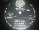 BLACK SABBATH MASTER OF REALITY 1971 UK 1st box press W/1/1 matrix poster