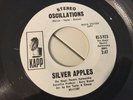 Electronic Psych 45 SILVER APPLES  Oscillations Whirly-Bird PROMO WHITE LBL KAPP
