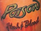 Poison Flesh & Blood Vinyl LP Australia 1990 Inc Inner Sleeve Record