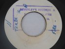 The Gaylads 45rpm There's A Fire/Last Time White Label Beverley's Records Reggae