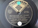 Tchaikovsky Piano Concerto #1 Conrad Hansen Mengelberg Telefunken 78rpm x4