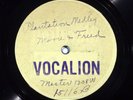 78 RPM -- Moore & Freed (guitar duet), Vocalion 15116 test pressing, EE+ Country