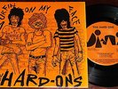 Hard Ons Surfin on my face orid 1st press '85 VINIL label & insert Ray Ahn art