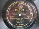 78rpm MAX BILD (VIOLIN) plays Sarasate Zigeunerweisen - RARE G&T 1904
