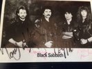 Black Sabbath signed autographed promo picture Tony Iommi Cozy Powell