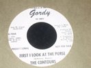 The Contours 45 GORDY 7044 First I Look At The Purse PROMO 1965 M-