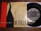 HENRI HONEGGER De Falla Suite Española Danish EP Metronome MCEP 3014