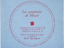 MOZART Symphony n.25 etc. RISTENPART Les Discophiles Francais DF 117 French 1st