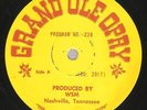 GRAND OLE OPRY #238 LORETTA LYNN/CARTER FAMILY/ERNEST TUBB/BOBBY BARE Radio WSM
