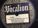 Vocalion 1082 Guitar Evangelist ENEMIES CANNOT HARM YOU 1927 78 rpm  BLUES E-/E