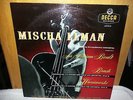 MISCHA ELMAN MAX BRUCH WIENIAWSKY VIOLIN DECCA LXT 5222 ORANGE GOLD 1ST LABEL