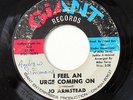 JO ARMSTEAD-I FEEL AN URGE COMING ON ON GIANT NORTHERN 45