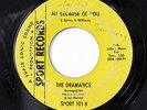 THE DRAMATICS-ALL BECAUSE OF YOU ON SPORT NORTHERN 45
