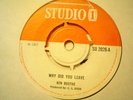 UK STUDIO ONE SO 2026-KEN BOOTHE-WHY DID YOU LEAVE/DONT TRY TO REACH ME-EX