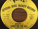 RUBEN AND THE JETS -DESERI -FRANK ZAPPA -RARE PROMO 45