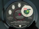JOHN LENNON BEATLES 1972 HAPPY XMAS WAR IS OVER 1 G DEMO STAMP + APPLE STICKER