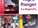 3xLPs “NM Wax” Night Ranger Dawn Patrol Midnight Madness 7 Wishes Japan