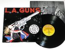 LA GUNS Cocked & Loaded LP   1989 original pressing metal vinyl n roses RARE
