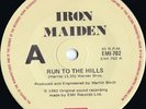 Iron Maiden ORIG OZ 45 Run to the hills NM ’82 EMI 702 NWOBHM Metal