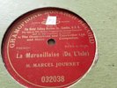 MARCEL JOURNET LA MARSEILLAISE GRAMOPHONE MONARCH 032038