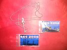 GCS 2000/Prince NPG Silver/Gold Key Chains from Paisley Park Celebration