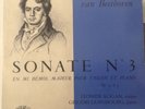 BEETHOVEN sonata for violin & piano no 3  KOGAN - GUINSBOURG le chant du monde