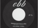THE HOLLYWOOD FLAMES -  FRANKENSTEIN'S DEN  /  STROLLIN' ON THE BEACH