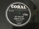 PEANUTS WILSON CAST IRON ARM RARE RECORD 78rpm