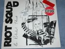 RIOT SQUAD - NO POTENTIAL THREAT VINYL LP  ROT RECORDS LTD EDIT WFREE SINGLE