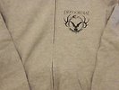 PRIMORDIAL - where greater man... Hooded Zipper Size M