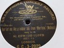 MR EDWARD LLOYD YES LET ME LIKE A SOLDIER FALL GRAMOPHONE CONCERT GC-3-2029