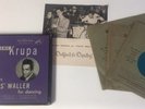 Gene Krupa 45 X 3 Box Set Plays Fats Waller MINT