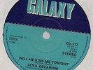 LENA ZAVARONI Will He Kiss Me Tonight / Dream Come True Galaxy GY-177 7